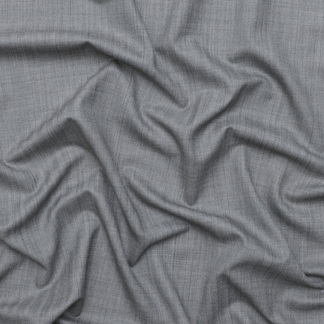 Wool Cashmere - Suiting - Herringbone - Grey