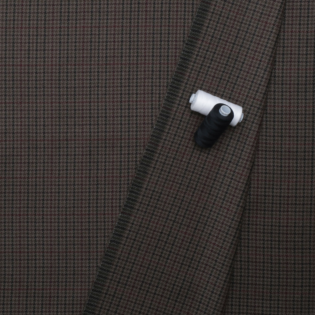 Wool - Suiting - Plaid - Olive Umber