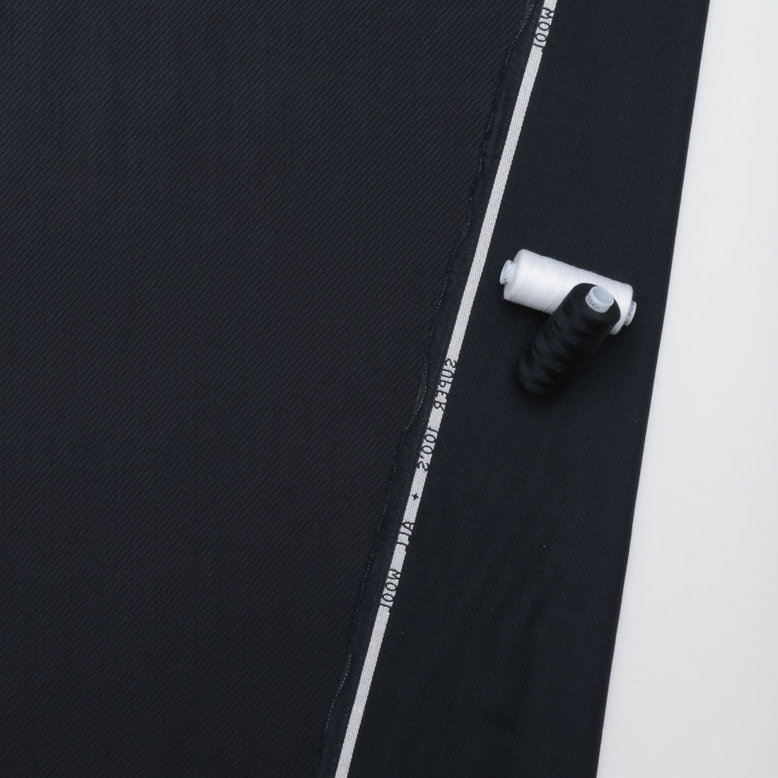 Wool - Suiting - Twill - Charcoal Navy