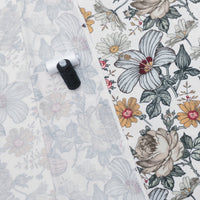Rayon - Jersey - Floral - Off White Multi