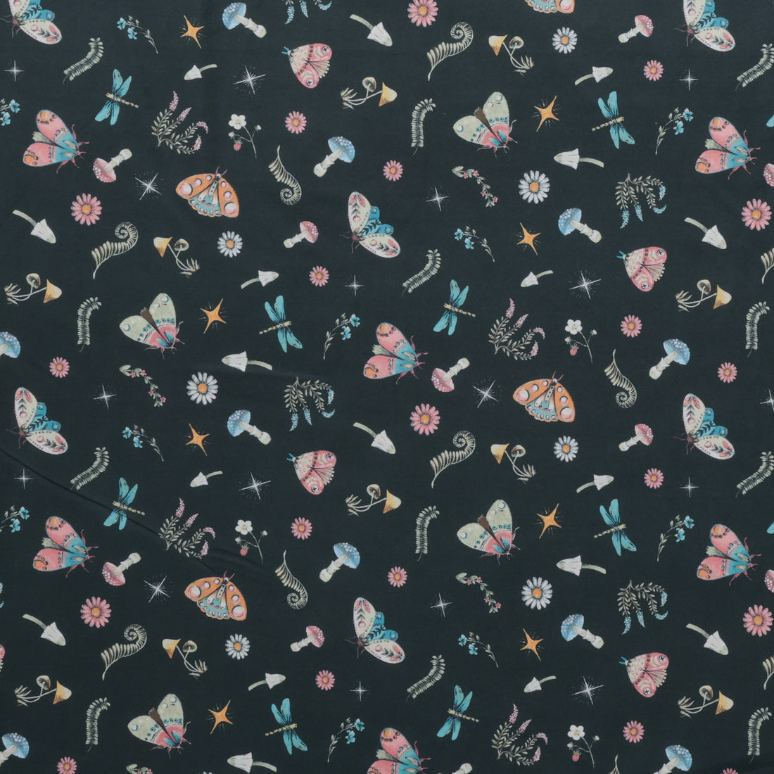 Dear Stella - Wideback Cotton - Restless Wings - Charcoal