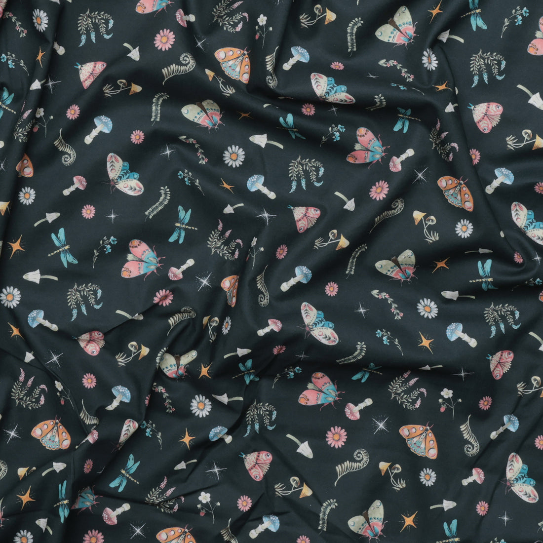Dear Stella - Wideback Cotton - Restless Wings - Charcoal