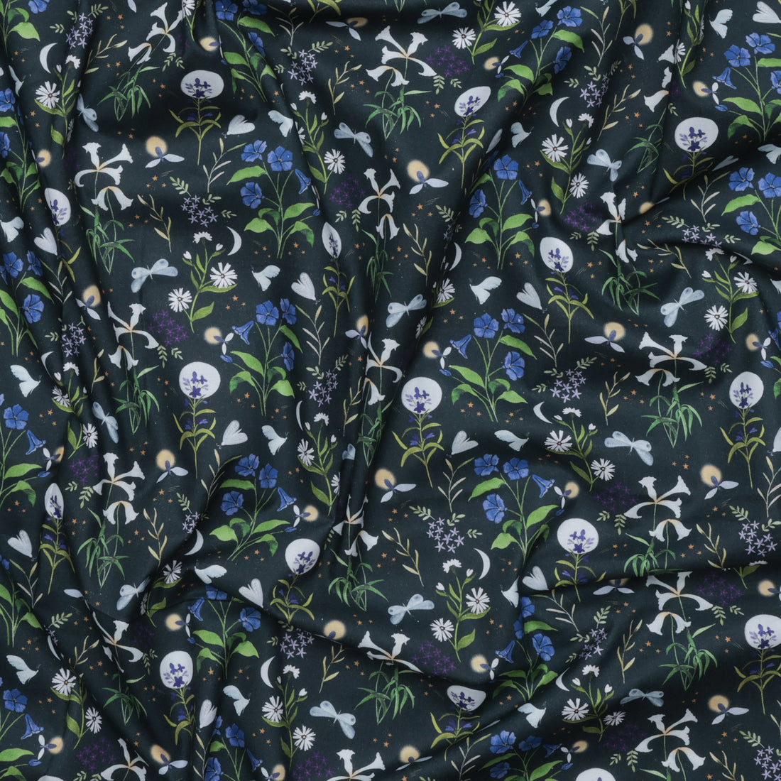 Dear Stella - Wideback Cotton - Fireflies - Midnight