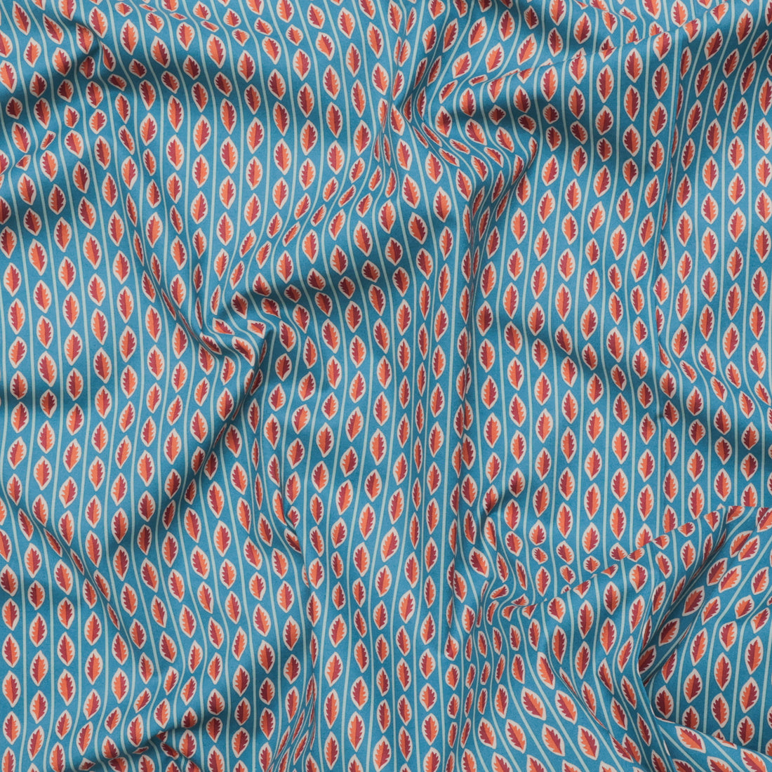 Liberty - Cotton - Autumn Woodland - Autumn Stripe - B