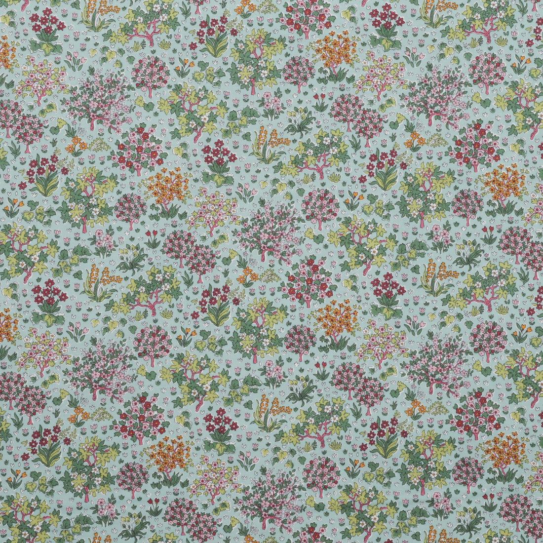 Liberty - Cotton - Autumn Woodland - Bountiful Forest - A