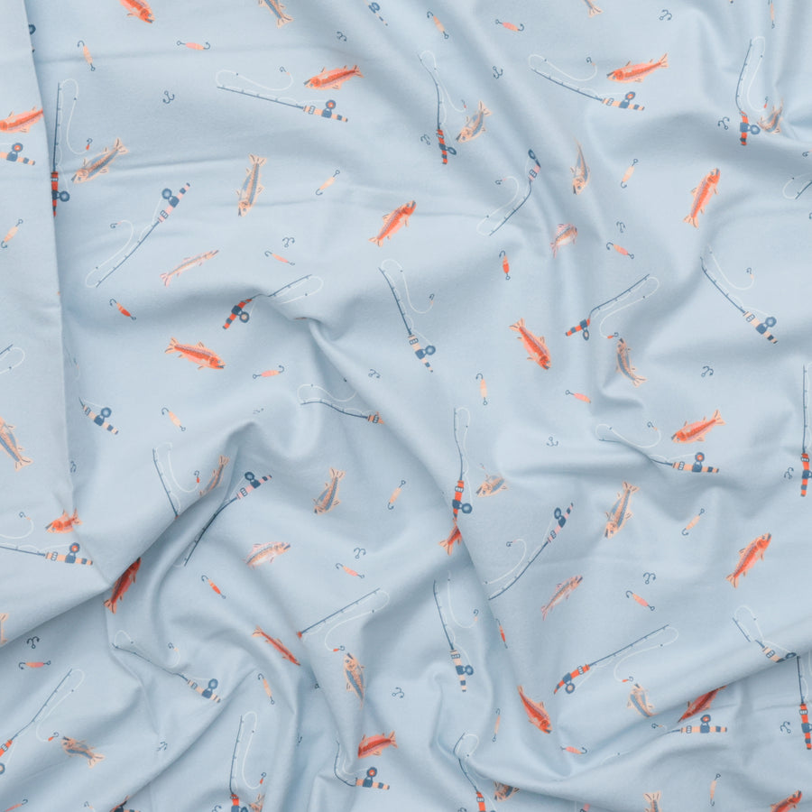 AGF - Flannel - Happy Camper - Perfect Catch Mist – RICK RACK Textiles