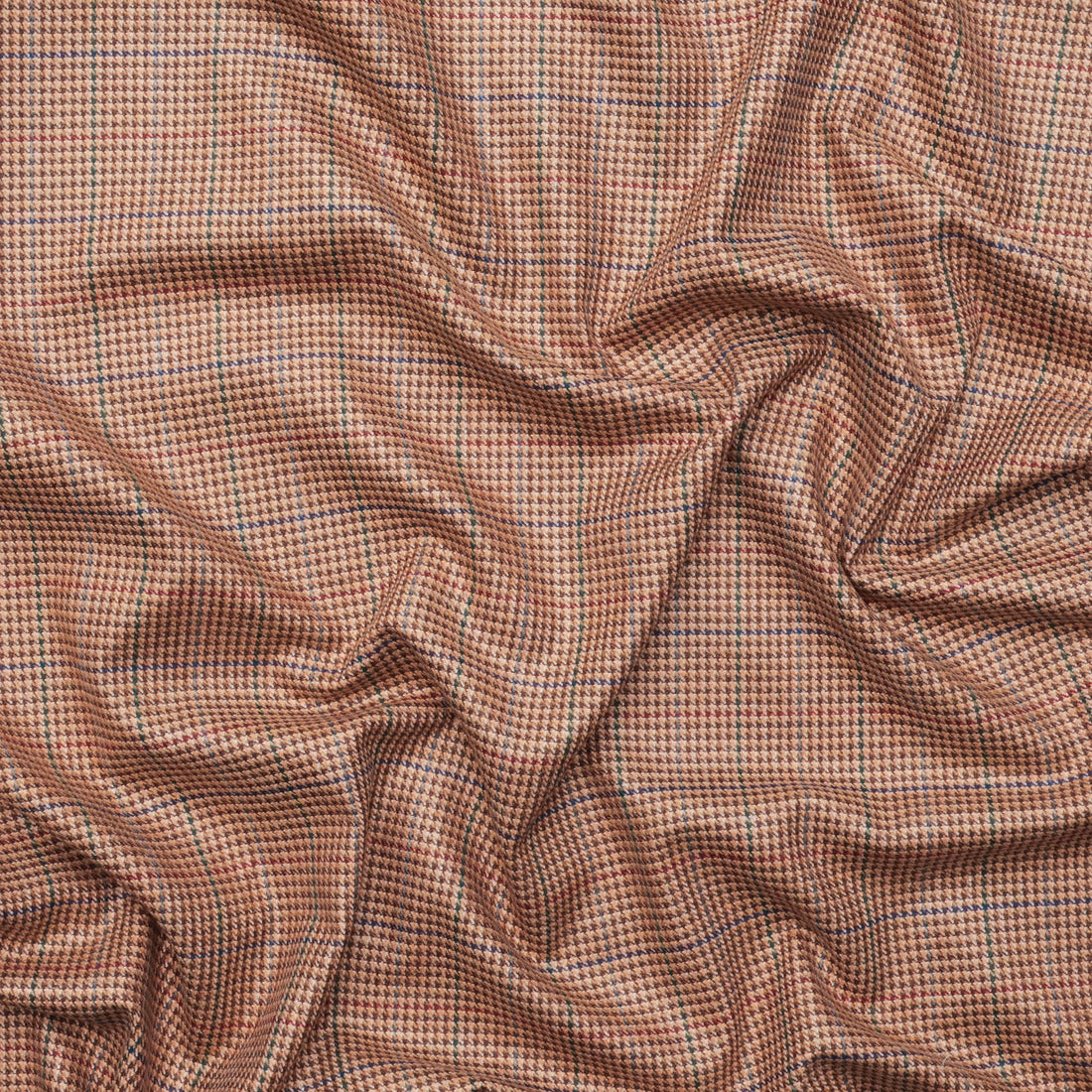 Silk Wool - Suiting - Tweed - Caramel