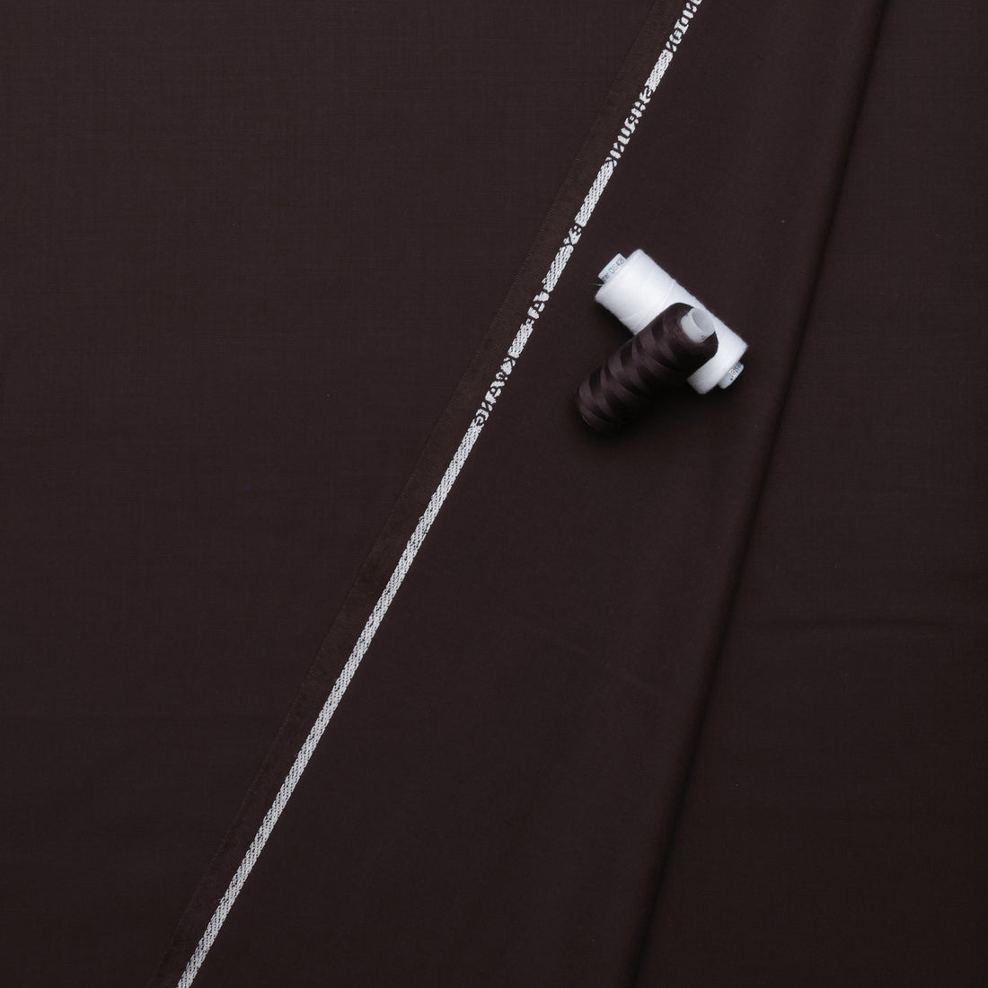 Wool - Suiting - Solid - Dark Brown