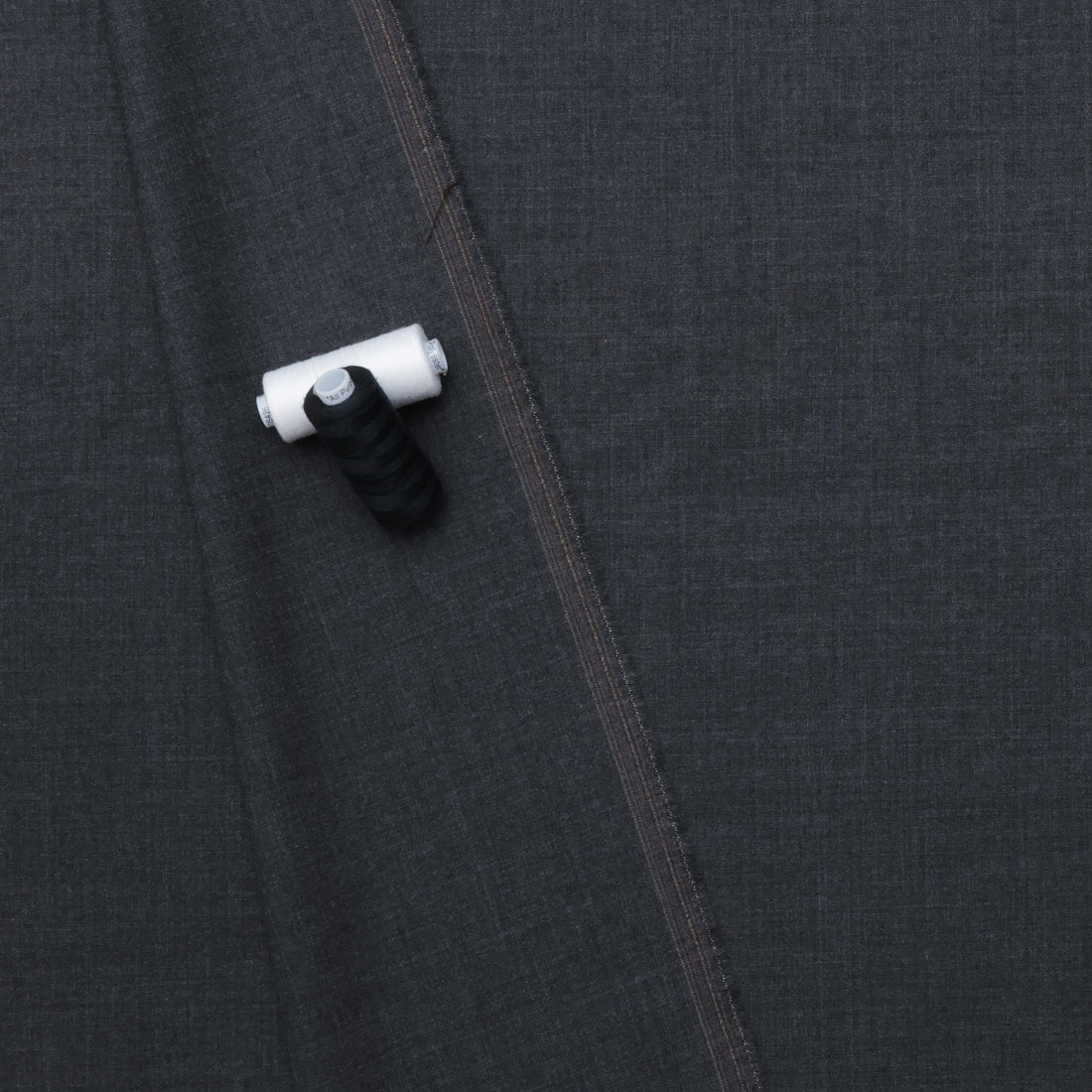 Wool - Suiting - Solid - Charcoal Mix