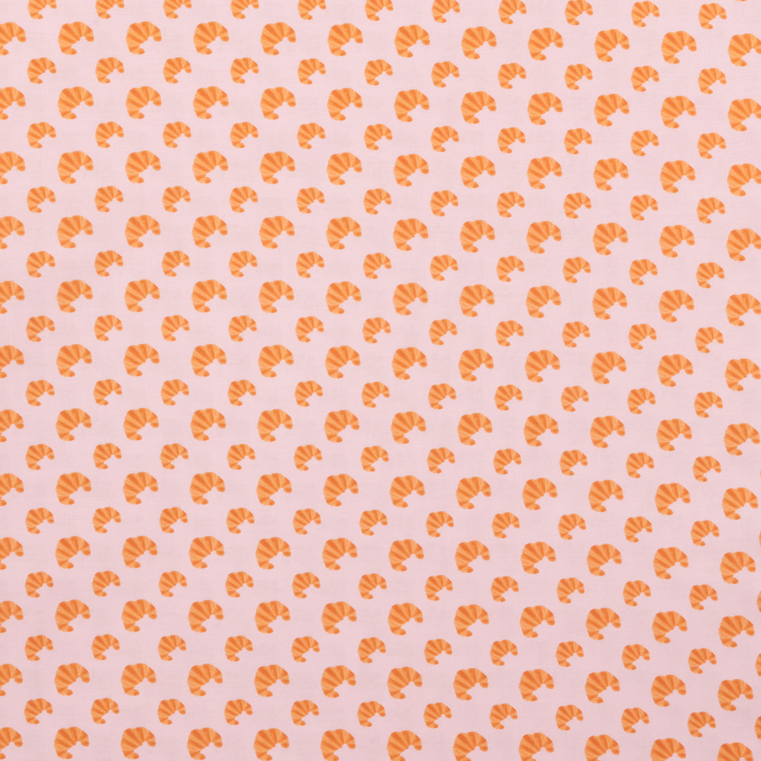 Camelot - Cotton - I Love Carbs - Croissants - Pink