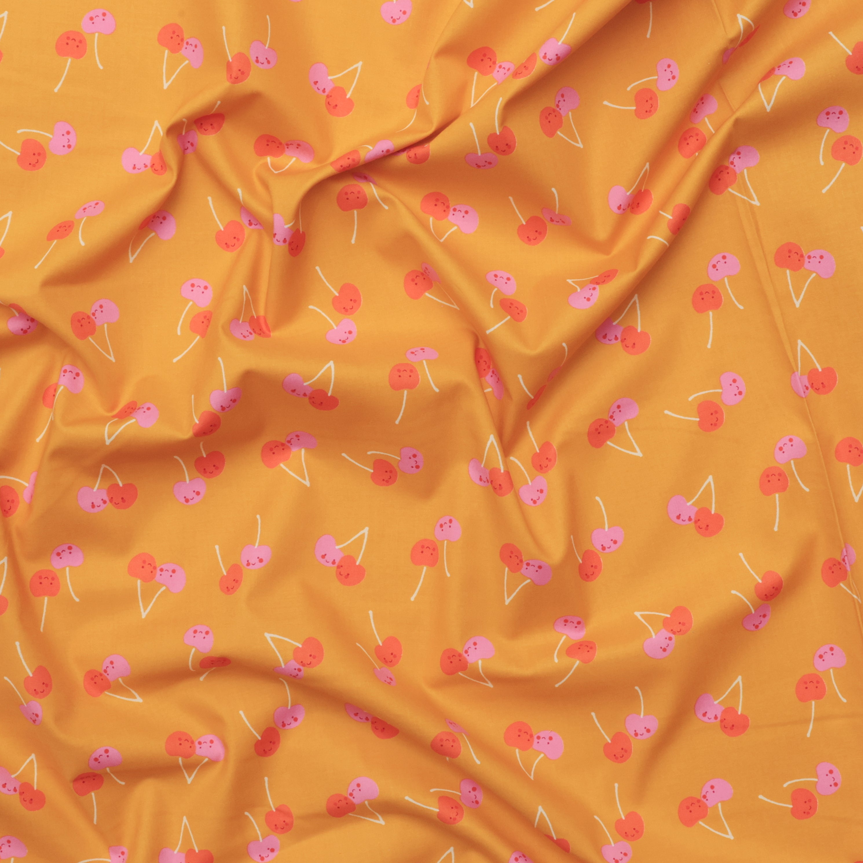 Ruby Star - Cotton - Trinketry - Cherry Friends - Goldenrod – RICK RACK ...