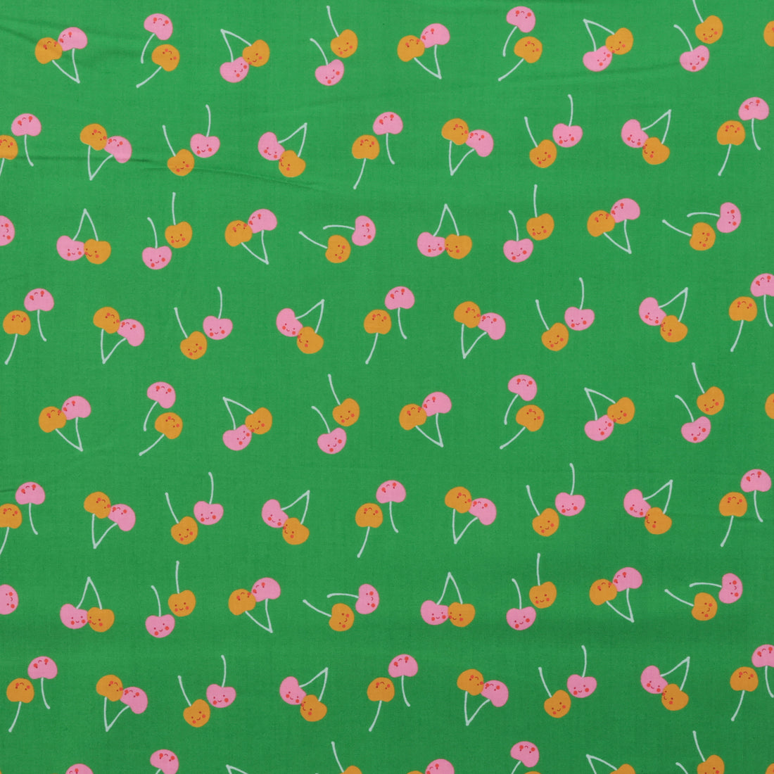 Ruby Star - Cotton - Trinketry - Cherry Friends - Deep Verdant