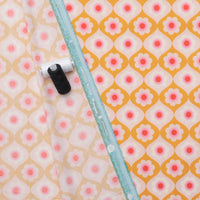 Ruby Star - Cotton - Trinketry - Floral - Goldenrod