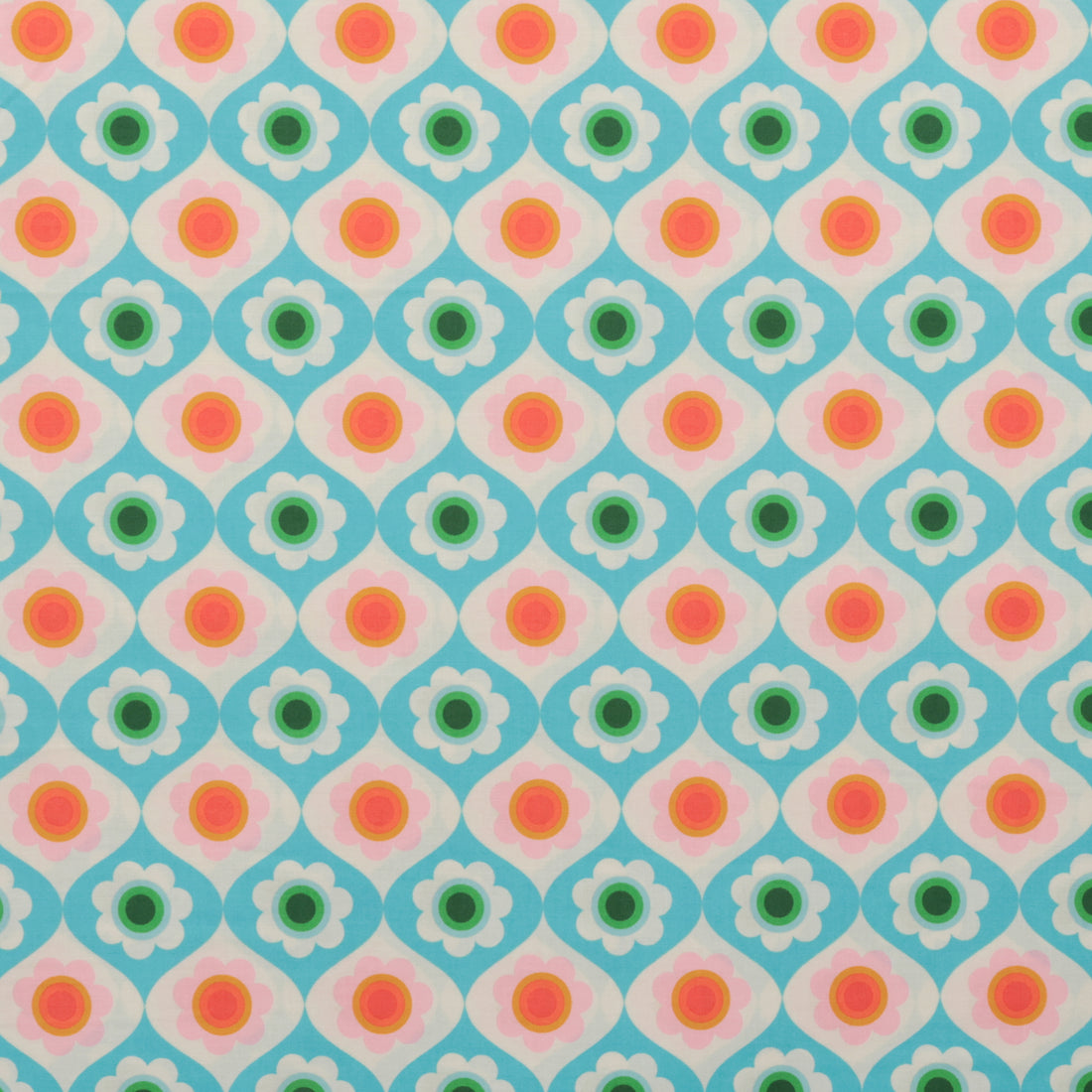 Ruby Star - Cotton - Trinketry - Floral - Turquoise