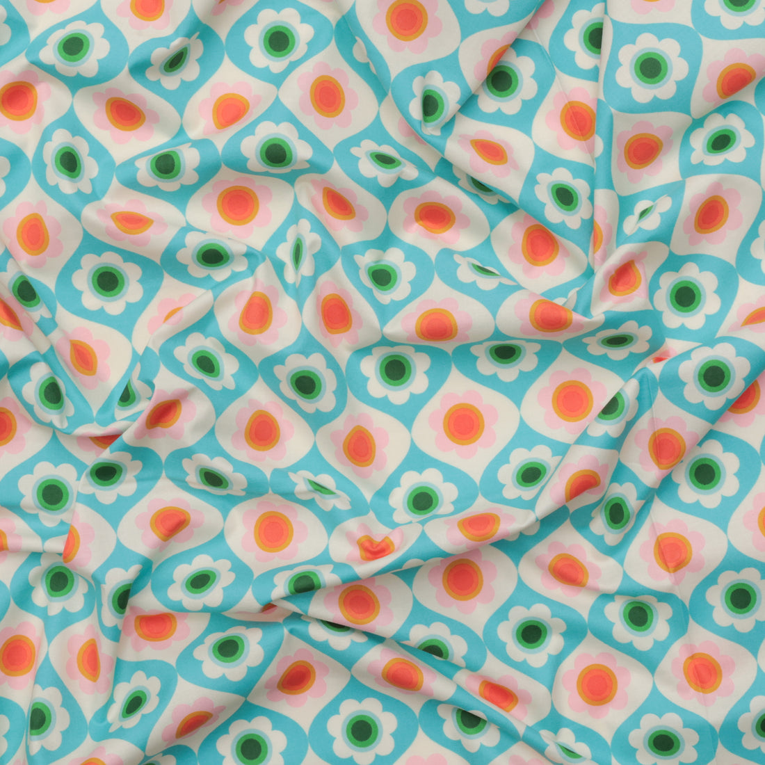 Ruby Star - Cotton - Trinketry - Floral - Turquoise