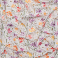 Figo - Rayon - Flourish - Tulips - Green