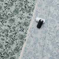 Figo - Rayon - Flourish - Large Floral - Green