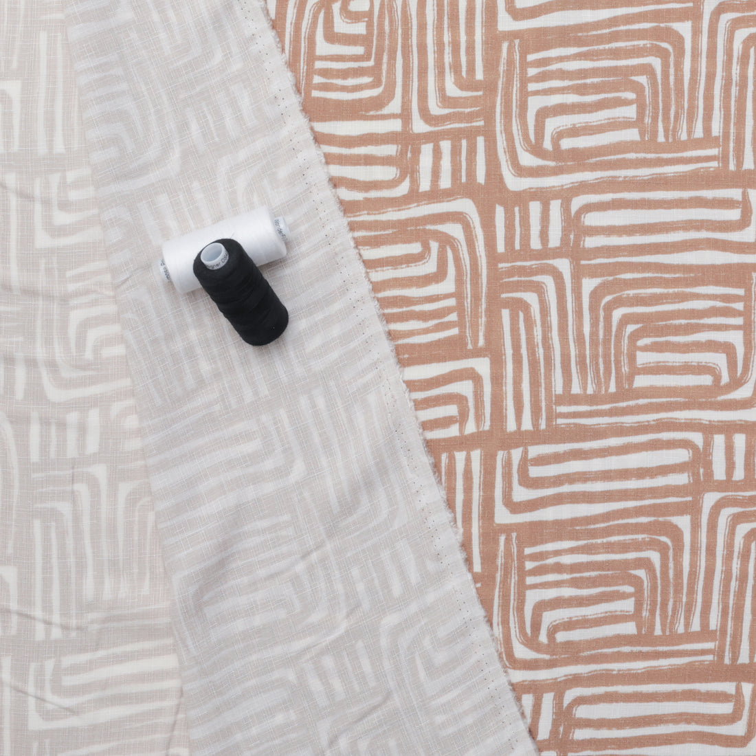 Rayon - Slub - Digital Print - Geometric - Assorted