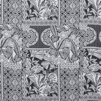 Rayon - Slub - Digital Print - Island Block - Assorted