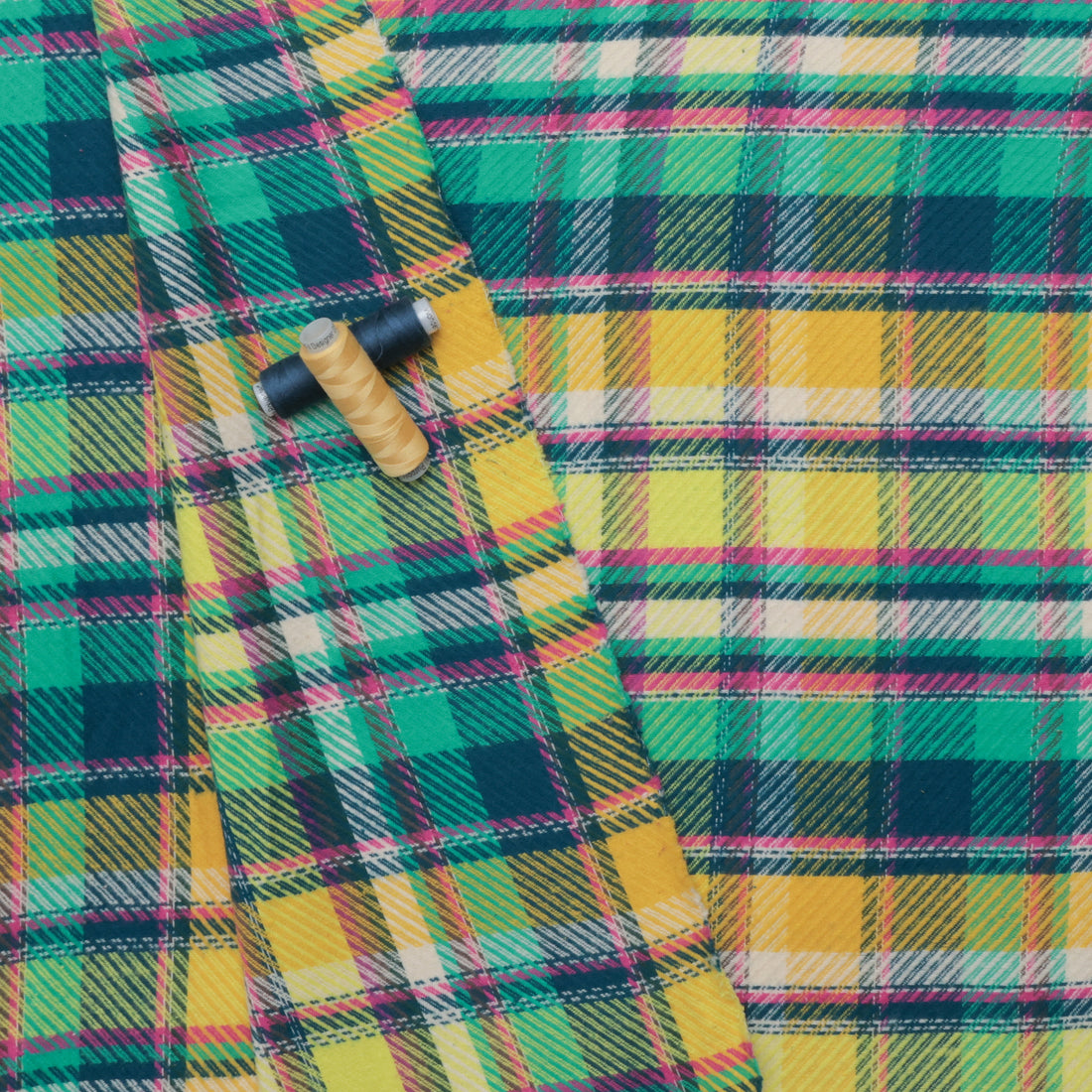 AGF - Flannel - Highlands - Royal Plaid - Sunrise
