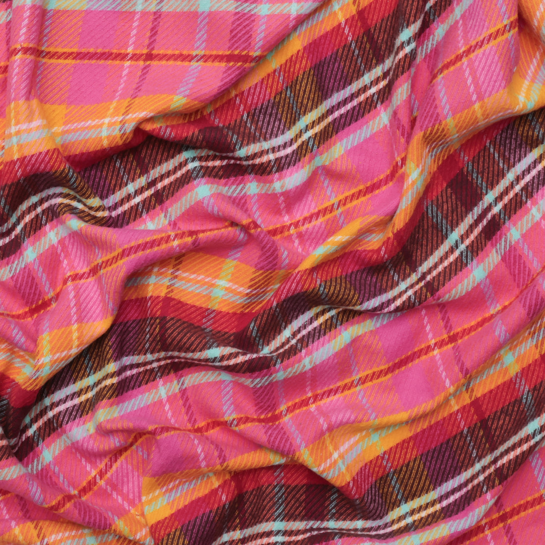 AGF - Flannel - Highlands - Meadow Plaid - Flower