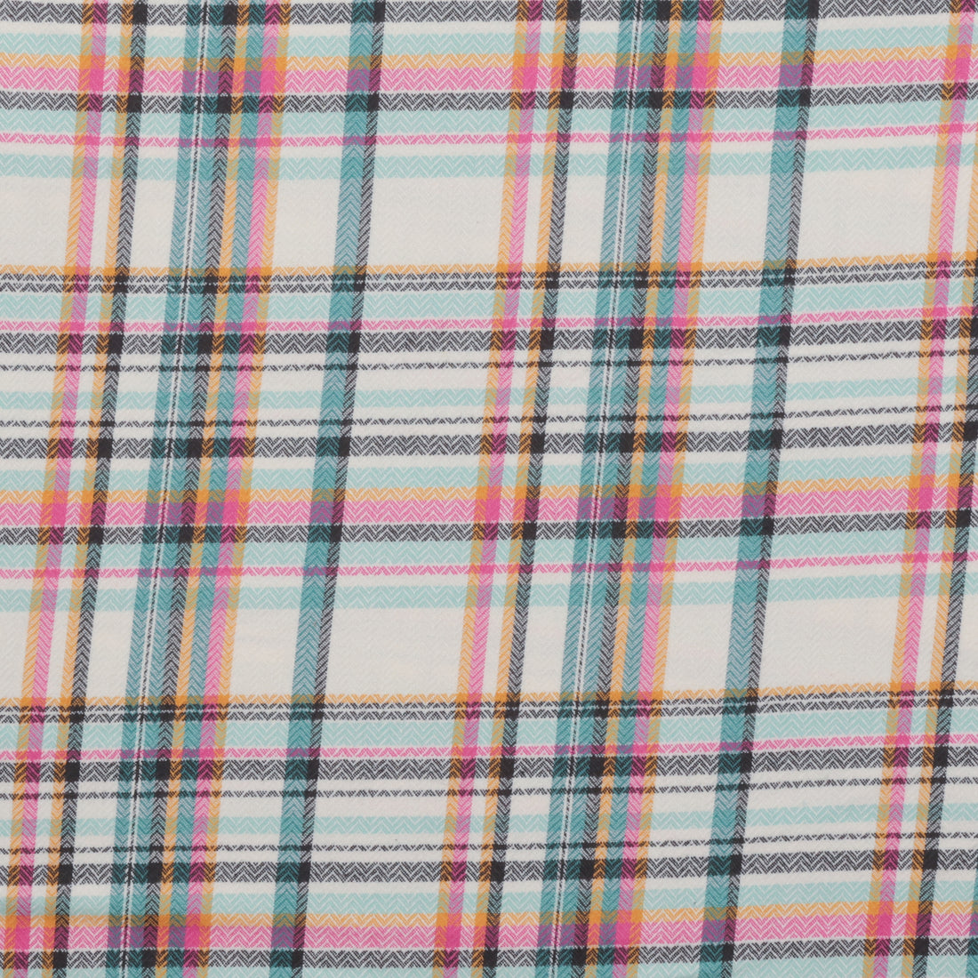 AGF - Flannel - Highlands - Sketch Plaid - Tealberry