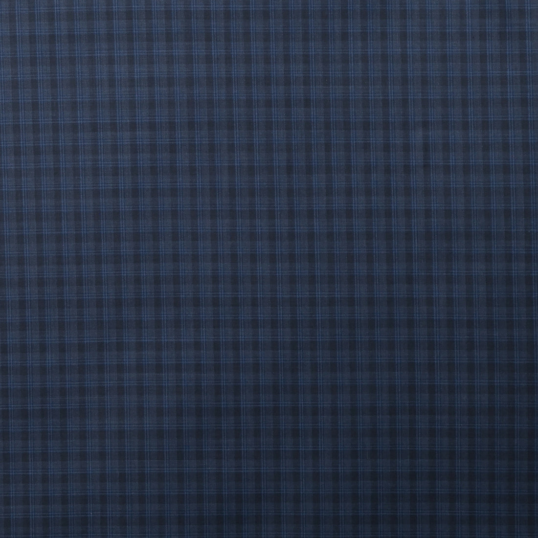 Wool Cashmere - Suiting - Plaid - Blue Grey