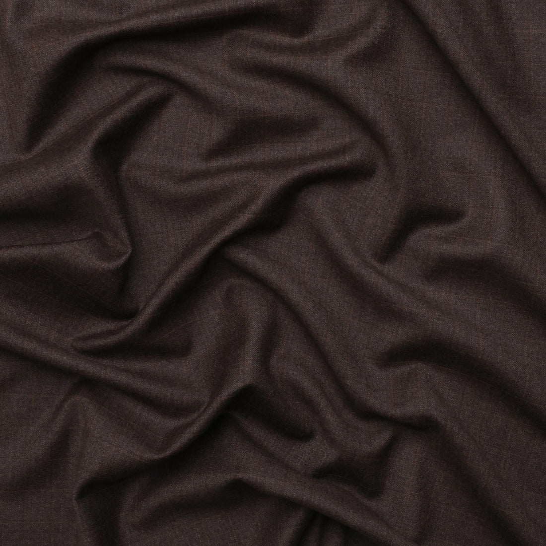 Wool - Suiting - Plaid - Chocolate