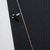 Wool - Suiting - Stripe - Black Brown