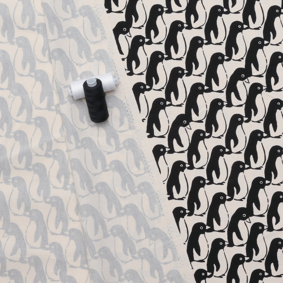 Sevenberry - Cotton - Canvas - Penguin - Natural Black