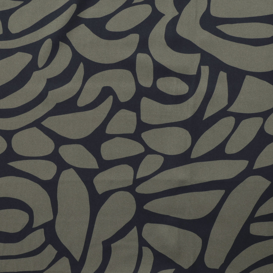 Stof - Viscose - Light and Lush Twill - Olive Black
