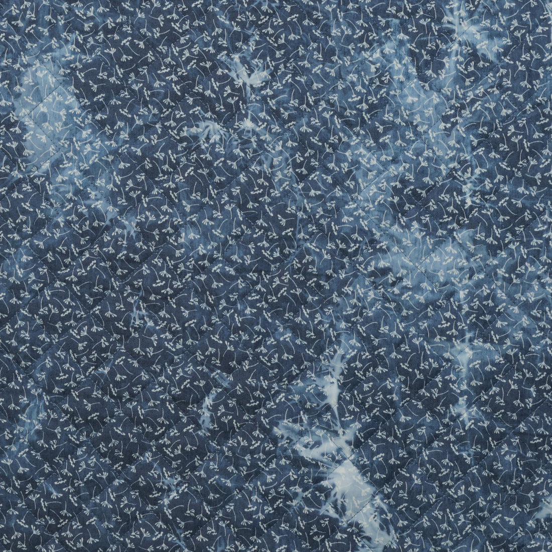Cotton Blend - Botanika Quilted Denim - Stems