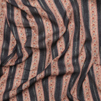 Rayon - Metallic Gauze - Navy Wine