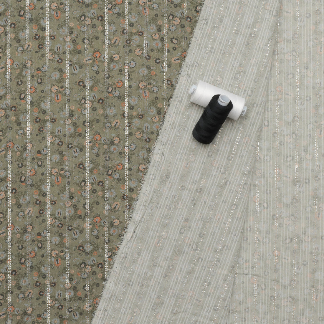 Rayon - Metallic Gauze - Olive – RICK RACK Textiles