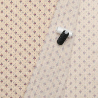 Rayon - Metallic Gauze - Beige Purple