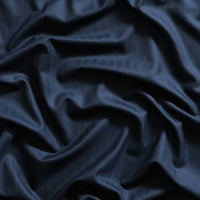 Wool Cashmere - Suiting - - Twill Stripe Navy Black
