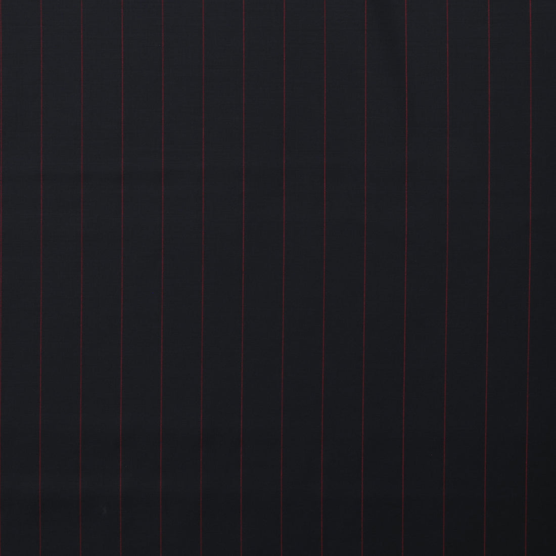 Wool Cashmere - Suiting - Stripe - Black Red