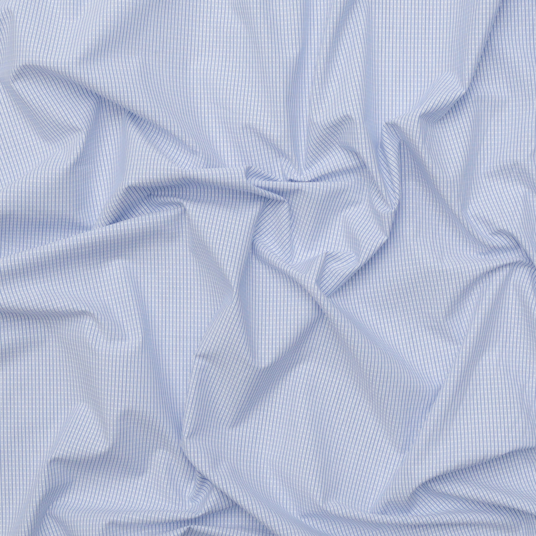 Cotton - Shirting Print - Sky Blue White