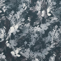 Cashmere Silk - Designer Print - Grey Charcoal