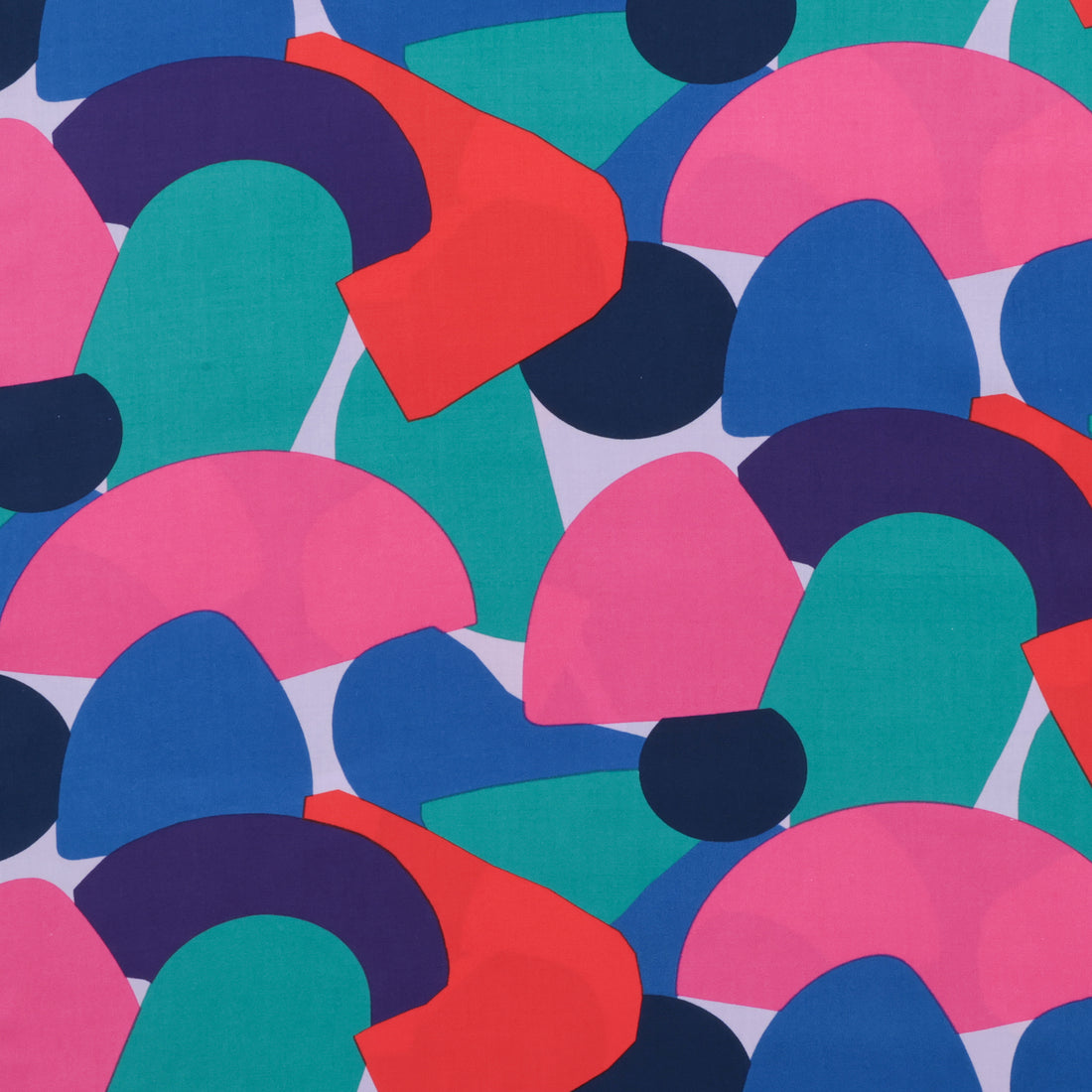 Viscose - Challis - Designer Print - Abstract Circles - Assorted