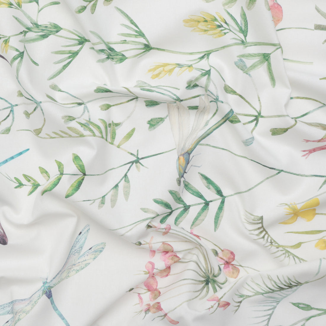 Katia - Cotton - Canvas Print - Dragonfly Border