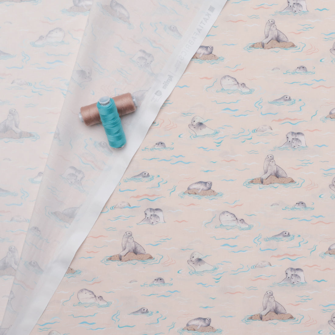Katia - Cotton - Poplin - Sea Lion Love