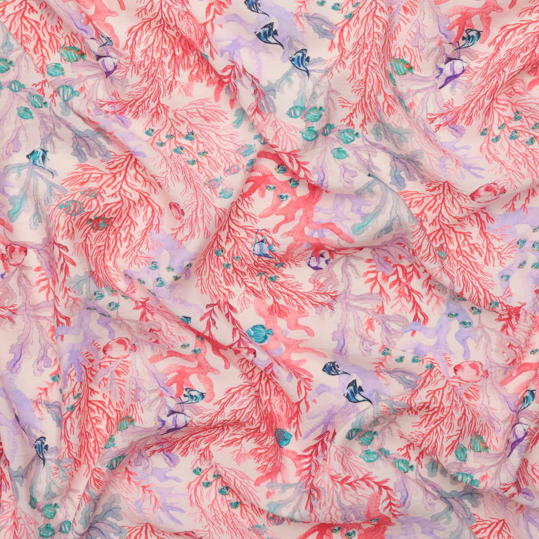 Katia - Polyamide - Swim Print - Red Seabed
