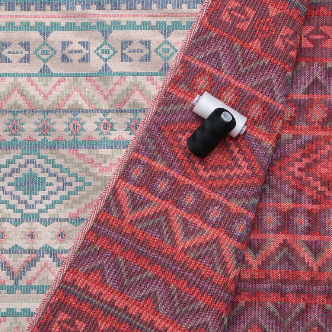 Katia - Woven Jacquard - Aqua