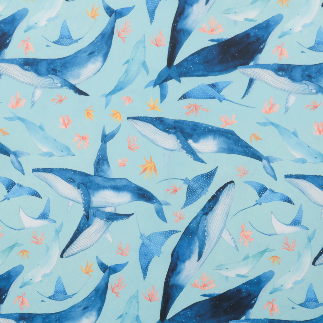 Katia - DIY WOW - Cover Woven Print - Whales & Sea