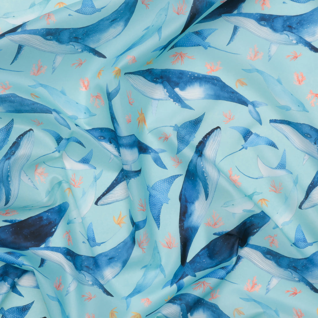Katia - DIY WOW - Cover Woven Print - Whales & Sea