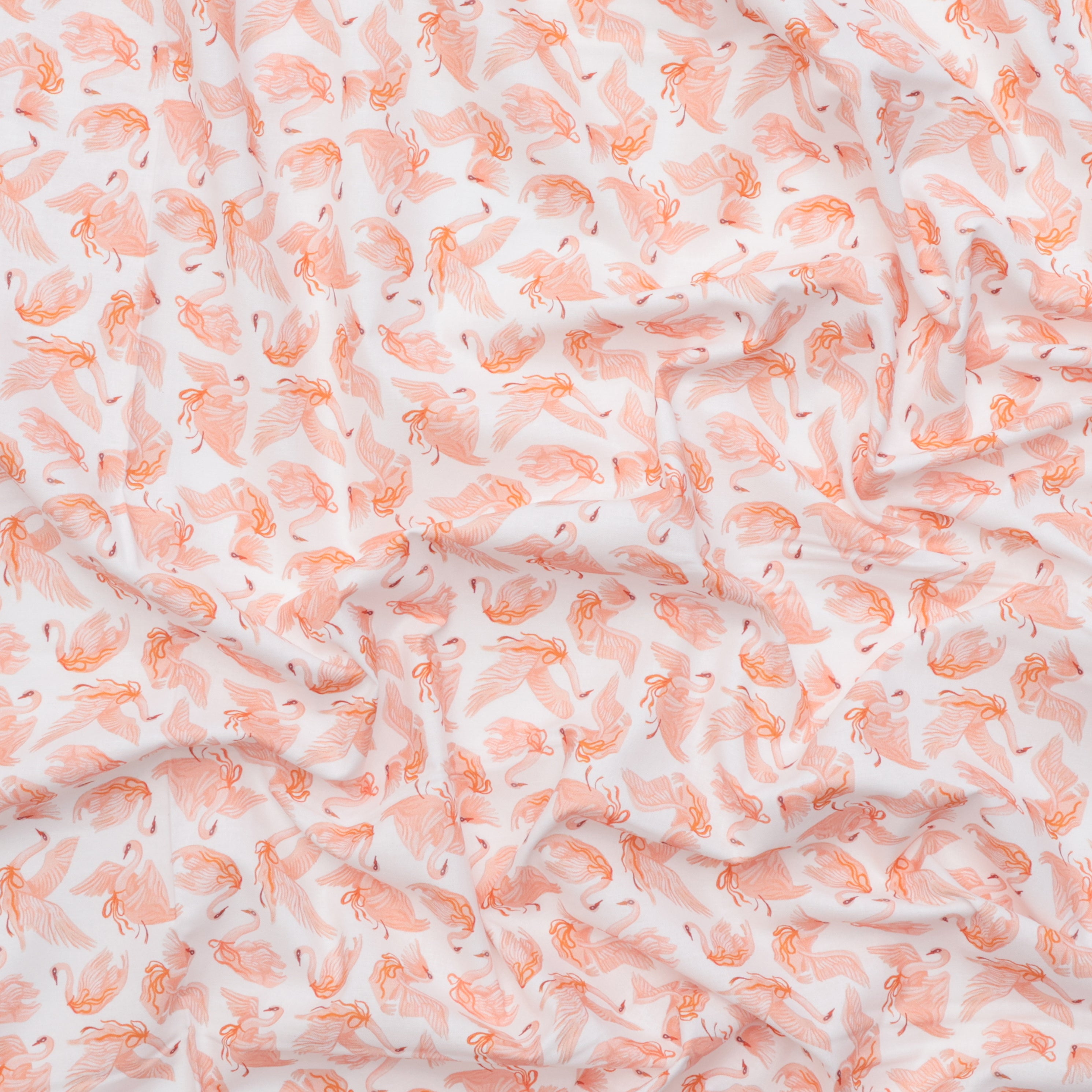 Dear Stella - Cotton - Swan Song - Cygnets - White – RICK RACK Textiles