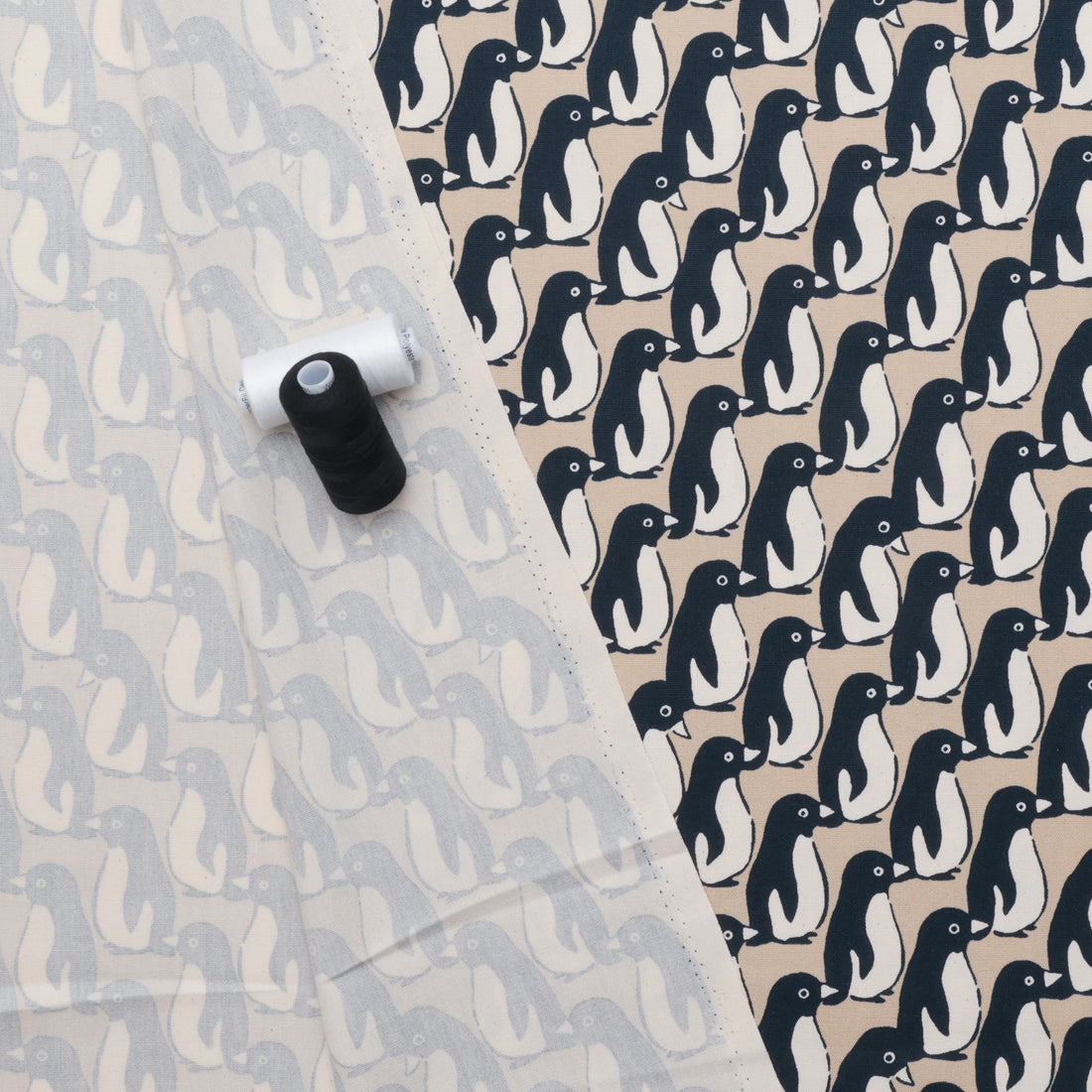 Sevenberry - Cotton - Canvas - Penguin - Tan Black