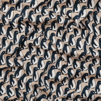 Sevenberry - Cotton - Canvas - Penguin - Tan Black