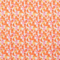 KP Creates - Cotton - Ghostly Garden - Ghost Party - Orange